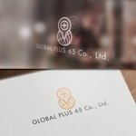 BKdesign (late_design)さんの他社業務に携る「株式会社GLOBAL PLUS 65」のロゴ作成への提案