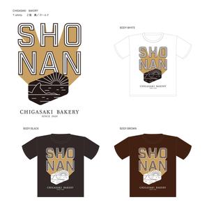 MKHDK  (MKHDK)さんの食パン専門店「CHIGASAKI　BAKERY」の映えるTシャツを作りたい！への提案