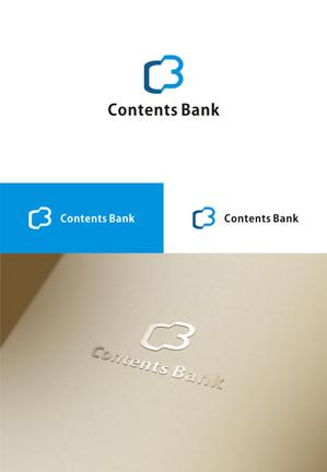 はなのゆめ (tokkebi)さんの著作権サービス「Contents Bank」のロゴへの提案