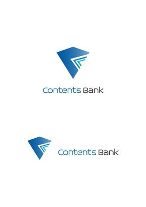 ing (ryoichi_design)さんの著作権サービス「Contents Bank」のロゴへの提案