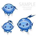 Gumiri ()さんの高速通信をイメージするようなキャラクターデザインへの提案