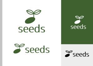 sametさんのディスプレイ資材販売会社「seeds」のロゴ制作への提案