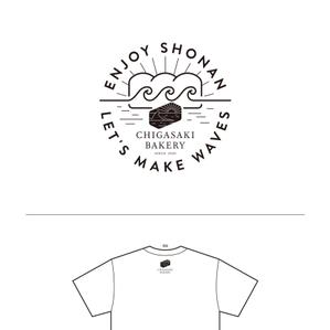 kaeru-4gさんの食パン専門店「CHIGASAKI　BAKERY」の映えるTシャツを作りたい！への提案