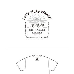 kaeru-4gさんの食パン専門店「CHIGASAKI　BAKERY」の映えるTシャツを作りたい！への提案