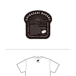 kaeru-4gさんの食パン専門店「CHIGASAKI　BAKERY」の映えるTシャツを作りたい！への提案