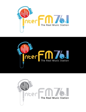 hs2802さんの「76.1 THE REAL MUSIC STATION InterFM」のロゴ作成への提案