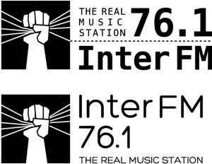 takmiさんの「76.1 THE REAL MUSIC STATION InterFM」のロゴ作成への提案