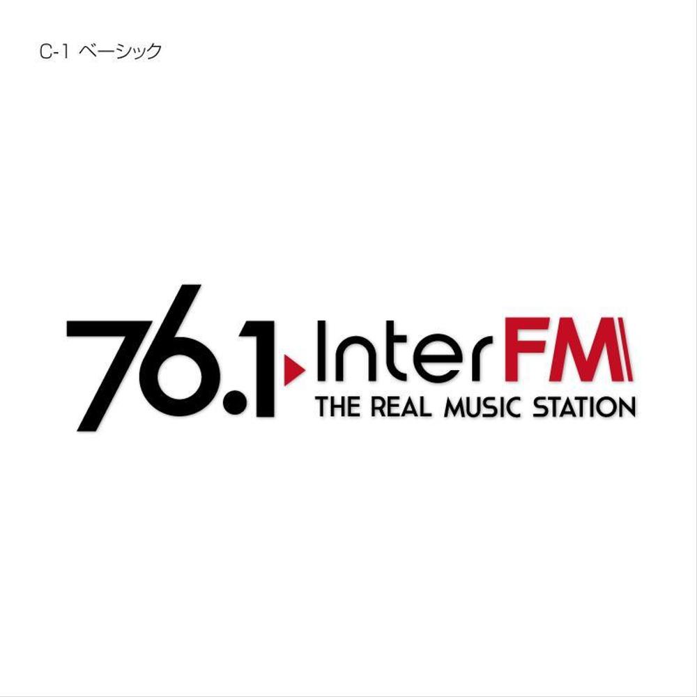 「76.1 THE REAL MUSIC STATION InterFM」のロゴ作成