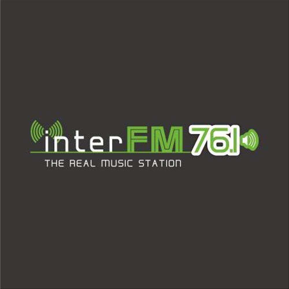 「76.1 THE REAL MUSIC STATION InterFM」のロゴ作成