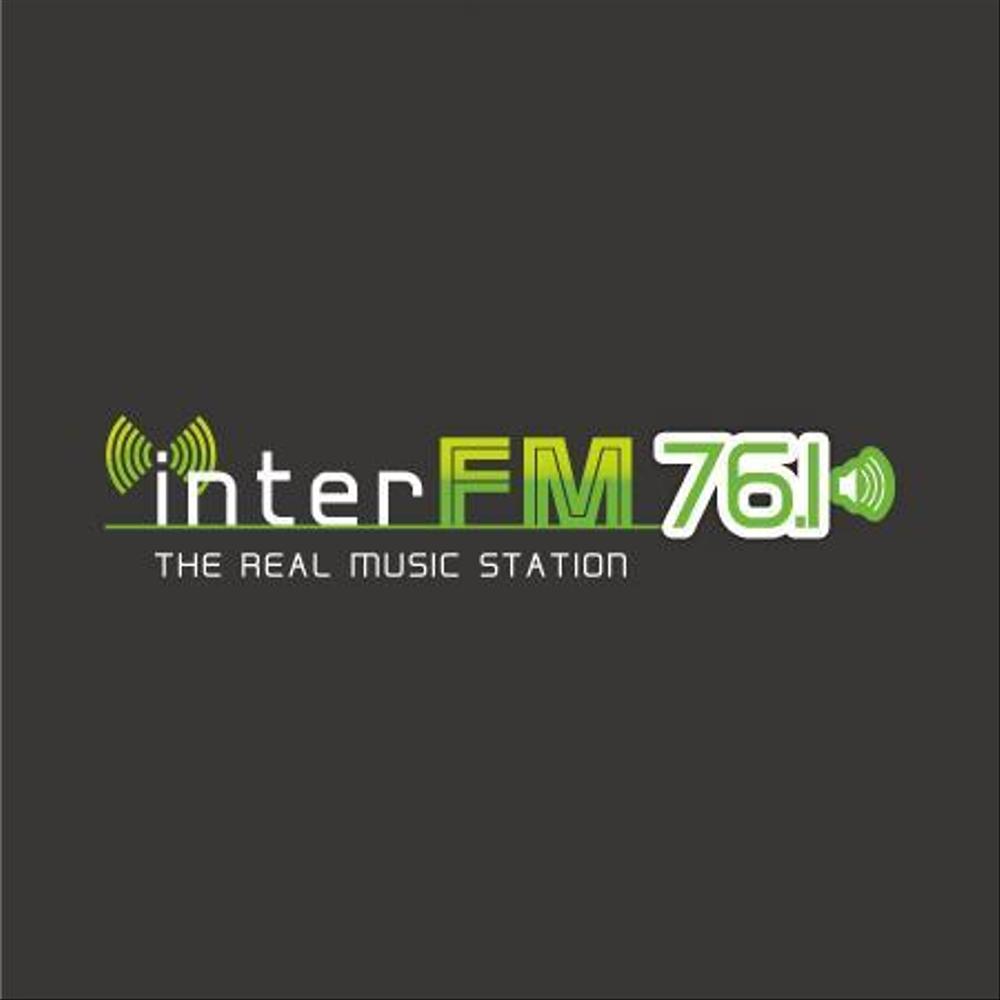 「76.1 THE REAL MUSIC STATION InterFM」のロゴ作成