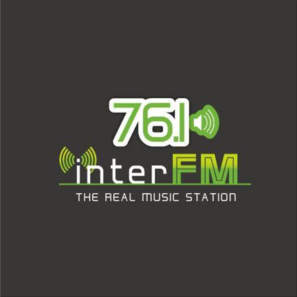 「76.1 THE REAL MUSIC STATION InterFM」のロゴ作成