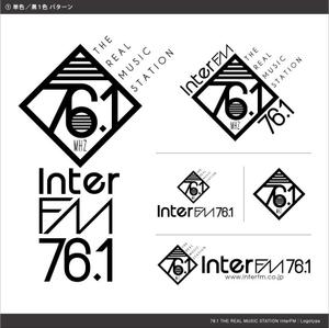 a-stoneupさんの「76.1 THE REAL MUSIC STATION InterFM」のロゴ作成への提案