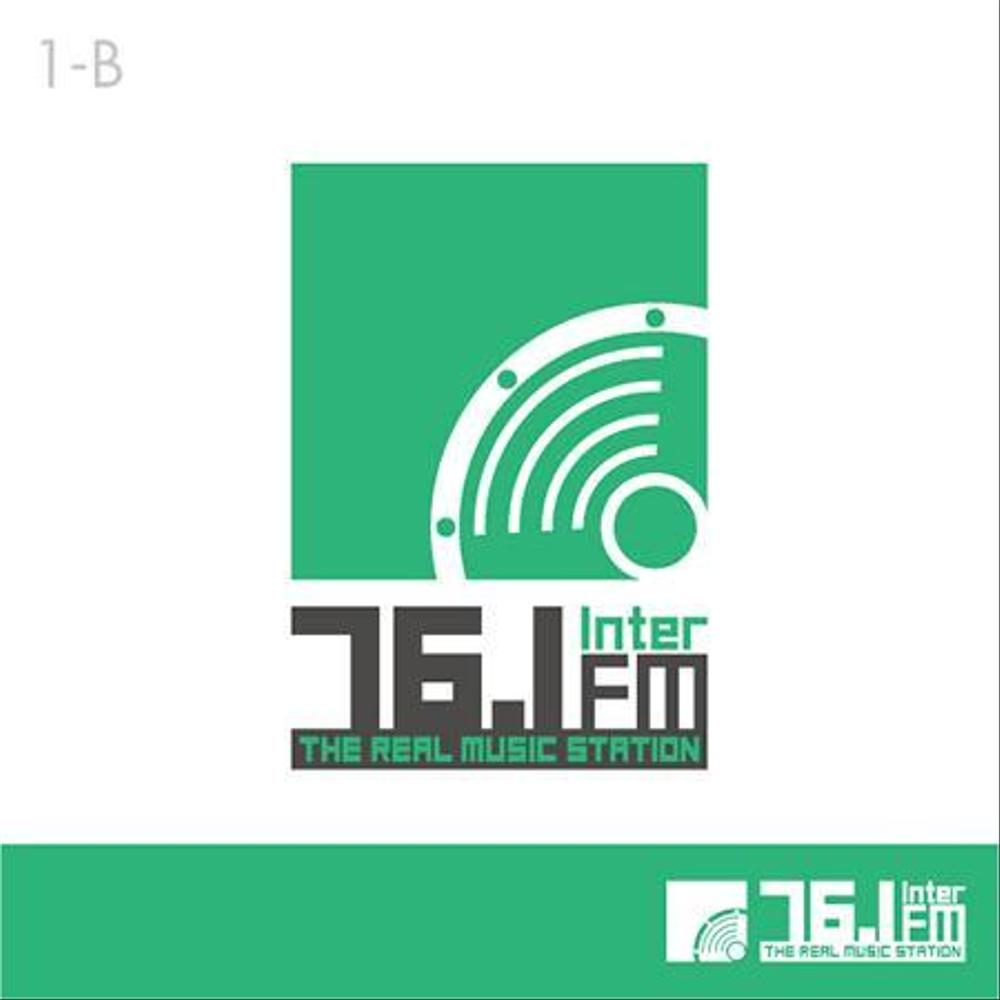 「76.1 THE REAL MUSIC STATION InterFM」のロゴ作成