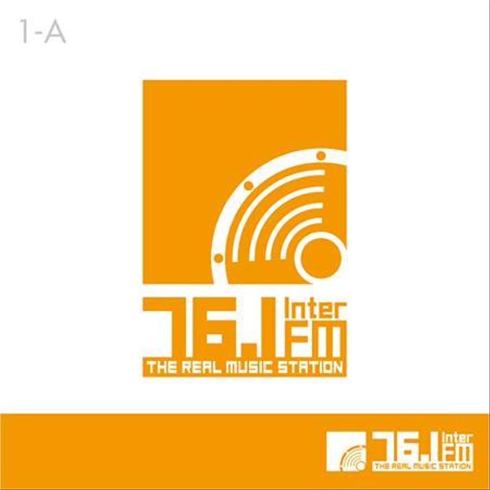 「76.1 THE REAL MUSIC STATION InterFM」のロゴ作成