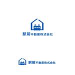 P Design (DesignStudio)さんの不動産会社「駅前不動産」のロゴへの提案