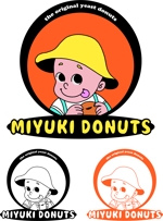 山内　真樹 (risporn_97)さんのドーナッツショップ「MIYUKI DONUTS」のロゴ制作への提案