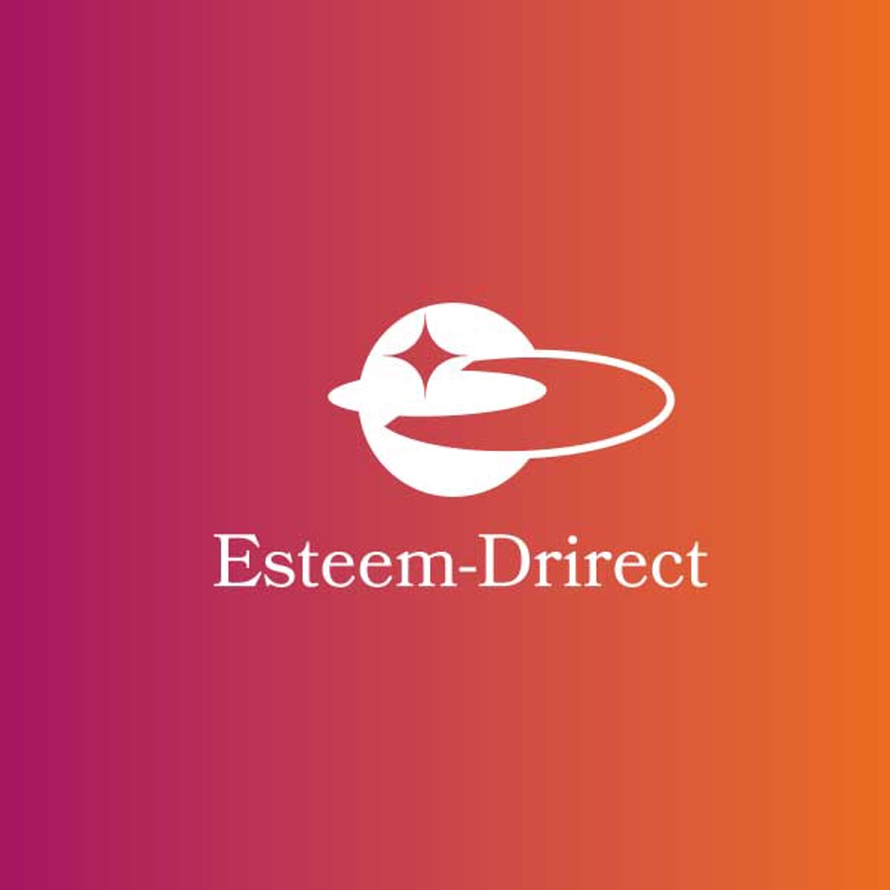商品・サイトロゴ「Esteem-Direct」のロゴ制作