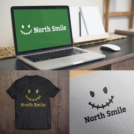 植村 晃子 (pepper13)さんの「North Smile」ロゴへの提案