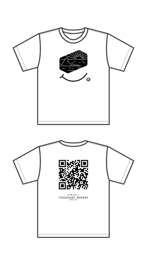 Joker Design (a_uchida)さんの食パン専門店「CHIGASAKI　BAKERY」の映えるTシャツを作りたい！への提案