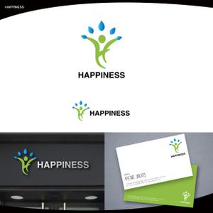 脇　康久 (ワキ ヤスヒサ) (batsdesign)さんの健康な体と心の豊かさを追求する会社「HAPPINESS」のロゴ制作への提案