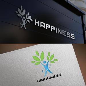 脇　康久 (ワキ ヤスヒサ) (batsdesign)さんの健康な体と心の豊かさを追求する会社「HAPPINESS」のロゴ制作への提案