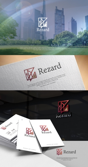 NJONESKYDWS (NJONES)さんの新設不動産会社（株）Rezard  を象徴するロゴ作成への提案