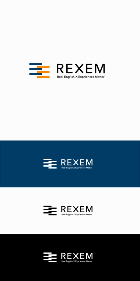 designdesign (designdesign)さんの教育系企業「REXEM」のロゴ制作への提案
