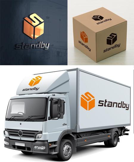 twoway (twoway)さんの配送・運送業を営む「株式会社standby」のロゴ（ラフあり）への提案