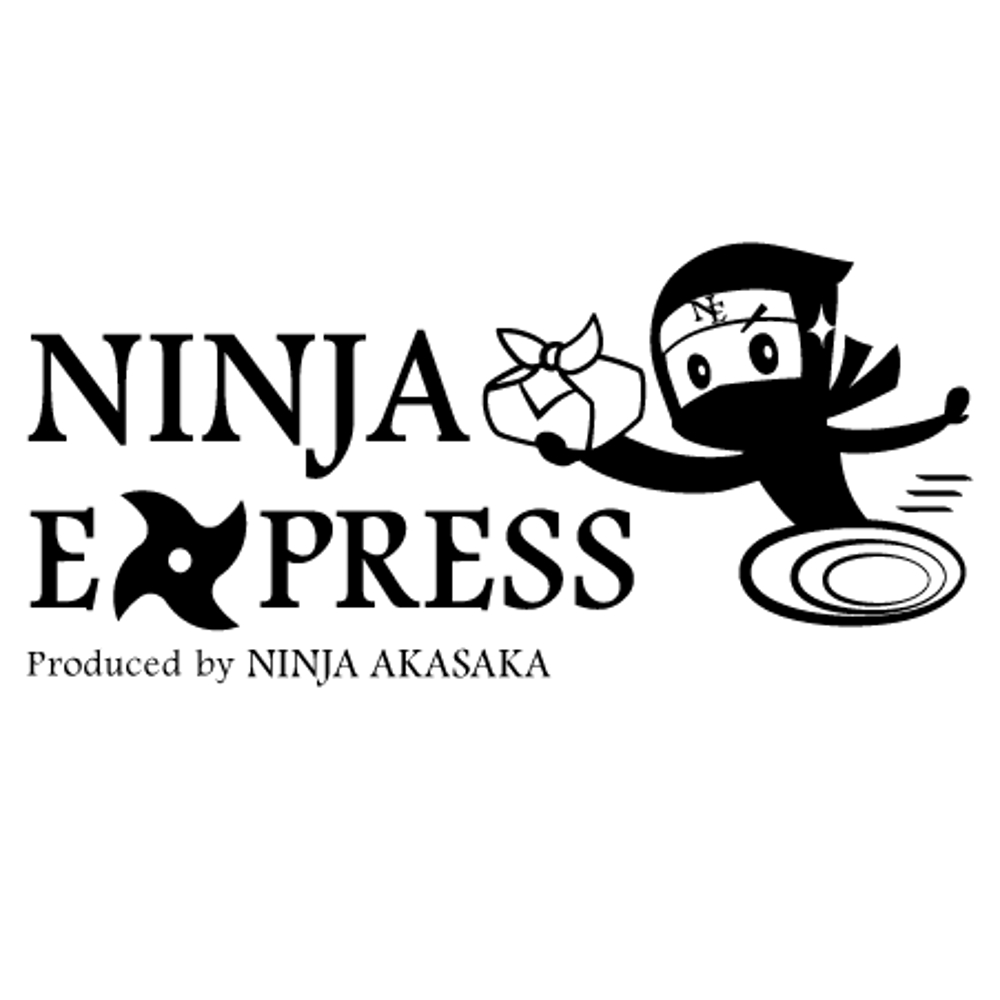 デリバリー専門店「NINJA　EXPRESS」のロゴ
