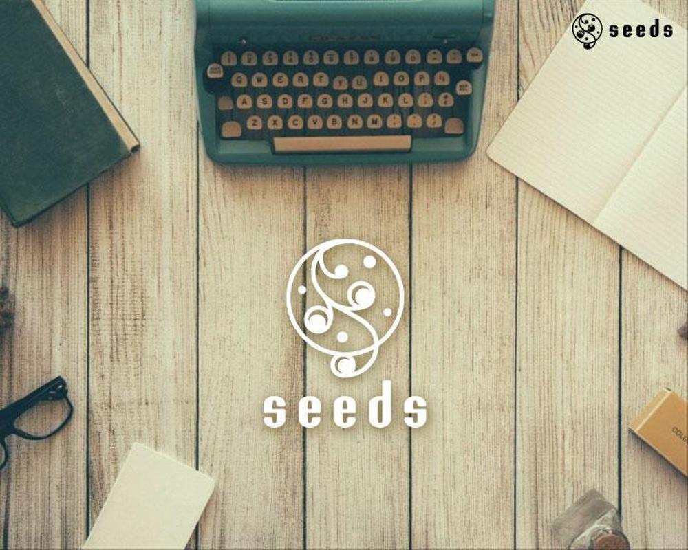 ディスプレイ資材販売会社「seeds」のロゴ制作