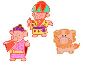 小田　一郎 (ichannel16)さんのあぐー豚しゃぶしゃぶ専門店　オーシャンBoo！のマスコットキャラクターへの提案
