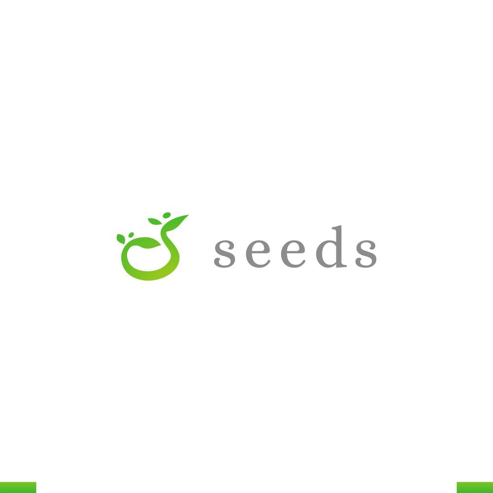 ディスプレイ資材販売会社「seeds」のロゴ制作