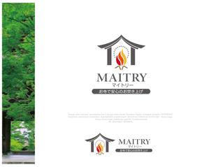 Q-Design (cats-eye)さんの遺品等のお焚き上げサイト　「マイトリー　お寺で安心のお焚き上げ」のロゴへの提案