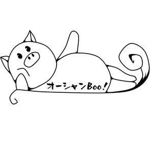 ナナトセ (nanatose_)さんのあぐー豚しゃぶしゃぶ専門店　オーシャンBoo！のマスコットキャラクターへの提案