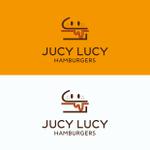 threetree happy (namekugkurae)さんのハンバーガー屋の「JUCY LUCY」のキャラクターロゴへの提案