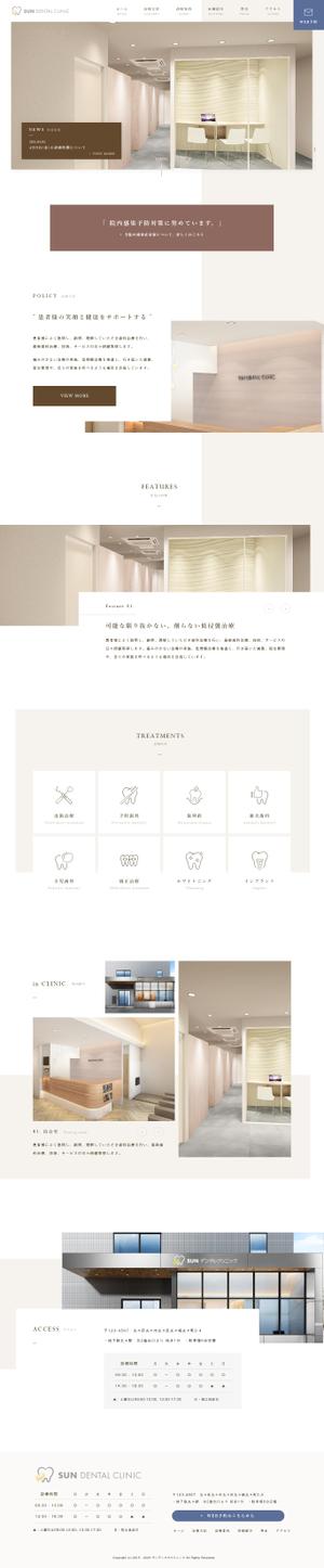 kou (c5hym)さんの【歯科医院公式サイト】TOPページ&SUBページ（テンプレート）のレスポンシブデザインへの提案