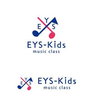 ふくみみデザイン (fuku33)さんのEYS-Kids音楽教室のロゴへの提案