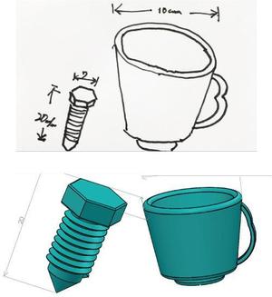 株式会社セイム (same-saito)さんの簡単なプラスチック製品の手書きの図面を3D CADでのデータ化への提案