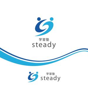 speak no evil (speak-no-evil)さんの「学習塾 steady」のロゴ作成の依頼への提案