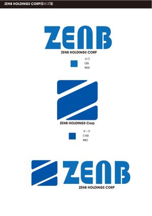 MCRデザイン (taka2315)さんの株式会社ZENB HOLDINGSのロゴ制作についてへの提案