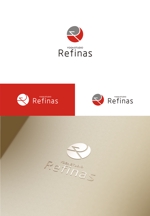 はなのゆめ (tokkebi)さんのヨガスタジオ　ジム　「Refinas」「リフィナス」　の　ロゴへの提案