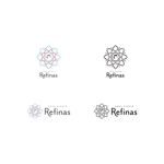 BUTTER GRAPHICS (tsukasa110)さんのヨガスタジオ　ジム　「Refinas」「リフィナス」　の　ロゴへの提案