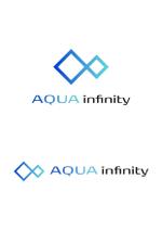 ing (ryoichi_design)さんの熱帯魚、観賞魚の販売、水槽ショップのAQUA infinityのロゴ制作への提案