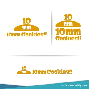 Innocent public tree (nekosu)さんのクッキーのオンラインショップ「10mm Cookies!!」のショップロゴ作成への提案