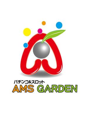 yanabiさんの「パチンコ＆スロット　アムズガーデン（AMS GARDEN）」のロゴ作成への提案