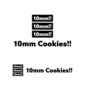 germer design (germer_design)さんのクッキーのオンラインショップ「10mm Cookies!!」のショップロゴ作成への提案