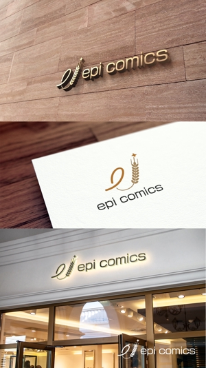 NJONESKYDWS (NJONES)さんの女性向け一般漫画レーベル「epi comics」ロゴ製作への提案