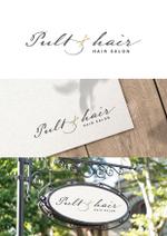 ASATO (ryu0720)さんの美容院【Pult hair】のロゴデザインへの提案