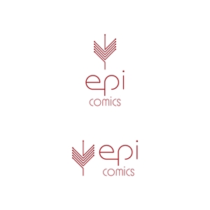power_dive (power_dive)さんの女性向け一般漫画レーベル「epi comics」ロゴ製作への提案