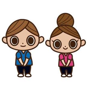 CHIHUAHUA BASE (tae1182)さんの訪問看護リハビリステーションのキャラクター　「まじめさん（女）」と「まじめくん（男）」への提案